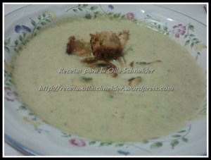 Sopa de champiñones