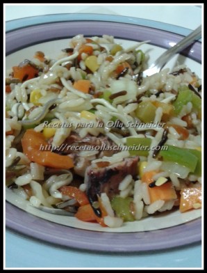 Ensalada veraniega mar y tierra