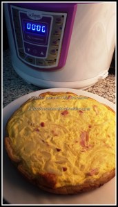 pastel de huevo y cebolla