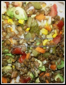 ensalada de lentejas